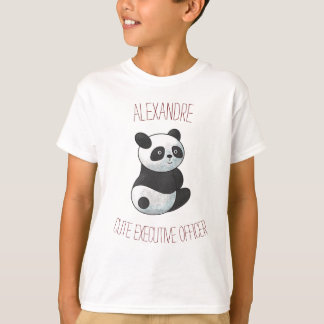 Niedliche Führungskraft Referent, Niedlich Panda f T-Shirt