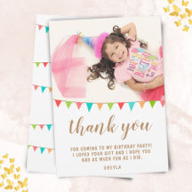 Niedliche Fun Bunting Flag Kid BIrthday Foto
