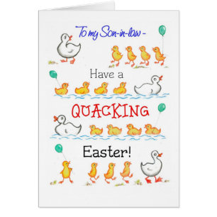 Niedliche Fun Ducklings Quacking Oster, Schwiegers