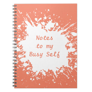 Niedliche Fun Notes to My Self Journal Notebook Notizblock