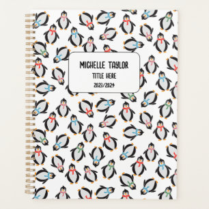 Niedliche Fun Snow Gift Penguins Kids Friends Note Planer