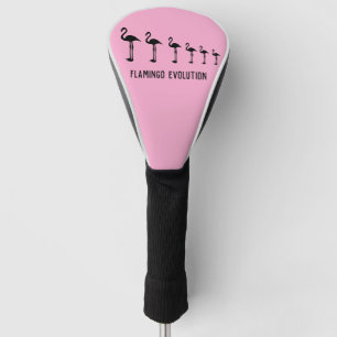Niedliche Funky Flamingo Evolution Birds Golf Headcover
