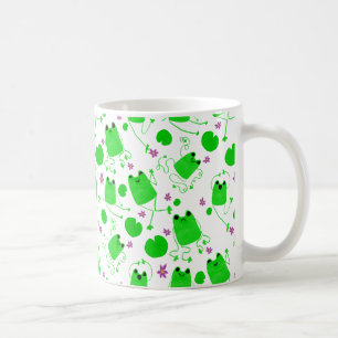 Niedliche Funky Little Frogs Kaffeetasse