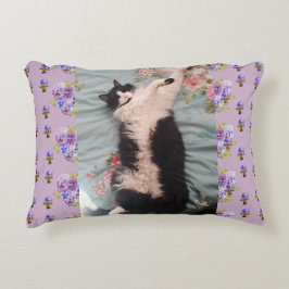 Niedliche Funny Cat Dog a Happy Dance Cats Cushion Dekokissen