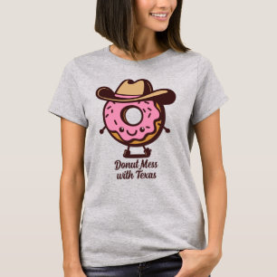 Niedliche Funny Donut Mess mit Texas Shirt
