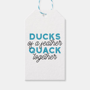 Niedliche Funny Ducks Puns Zitat Design Geschenkanhänger