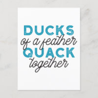 Niedliche Funny Ducks Puns Zitat Design