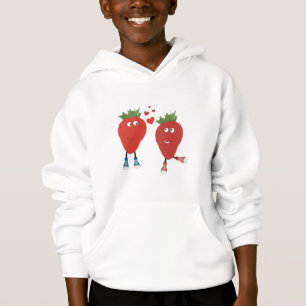 Niedliche Funny Erdbeeren in Liebe Hoodie