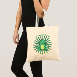 Niedliche Funny Frog Meditation Yoga Tote Tasche