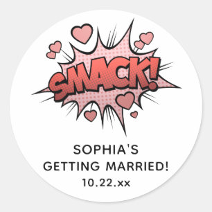 Niedliche Funny Junggeselinnen-Abschied Retro-Hoch Runder Aufkleber