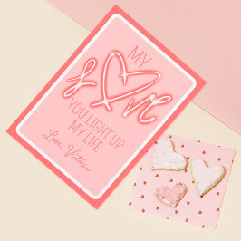 Niedliche Funny Liebe Feiertagskarte