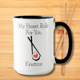 Niedliche Funny my Heart Rolls für Sie Personalisi Tasse