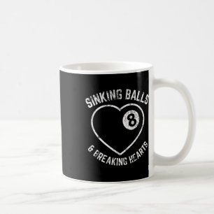 Niedliche Funny Womens Pool Hall Billiard Gaming Z Kaffeetasse
