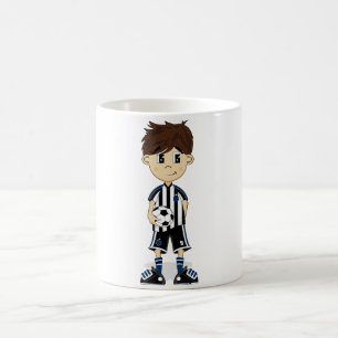 Niedliche Fußball-Jungen-Tasse Kaffeetasse