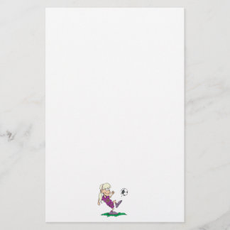 niedliche Fußballmannschaft Briefpapier