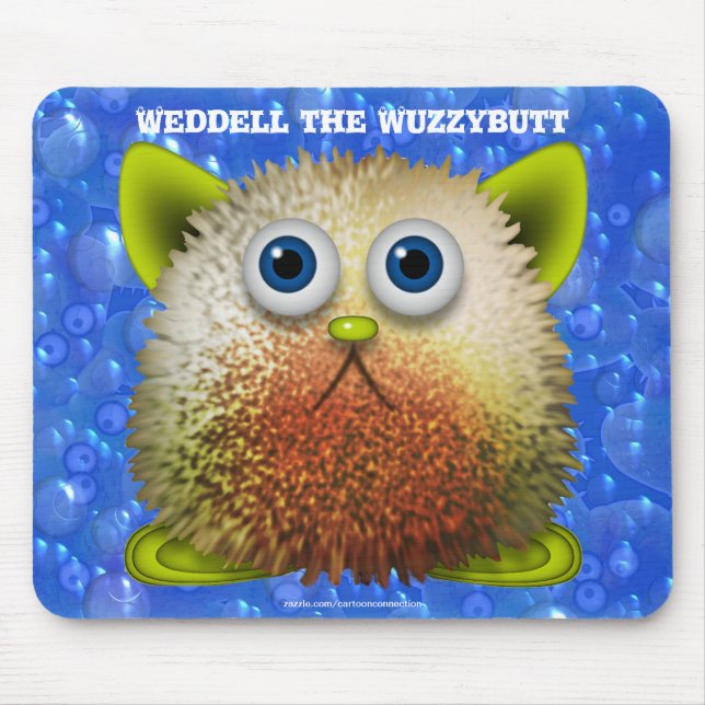 Niedliche Fuzzy Cartoon Art for All Mousepad (Vorne)