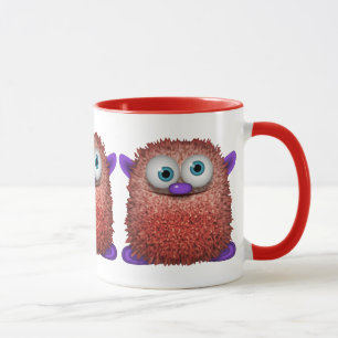 Niedliche Fuzzy Cartoon Art for All Tasse