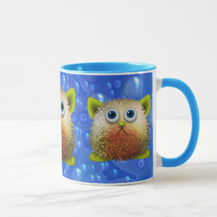 Niedliche Fuzzy Cartoon Art for All Tasse