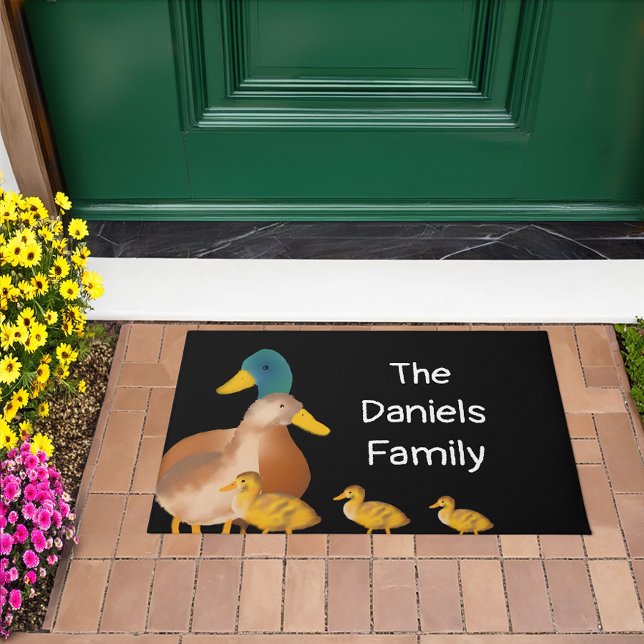Niedliche Fuzzy Duck Family Doormat Fußmatte (Von Creator hochgeladen)