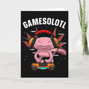 Niedliche Gaming-Kunst für Damen und Herren Kinder Karte