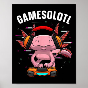 Niedliche Gaming-Kunst für Damen und Herren Kinder Poster