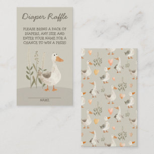 Niedliche Gänseblütenkarte Begleitkarte