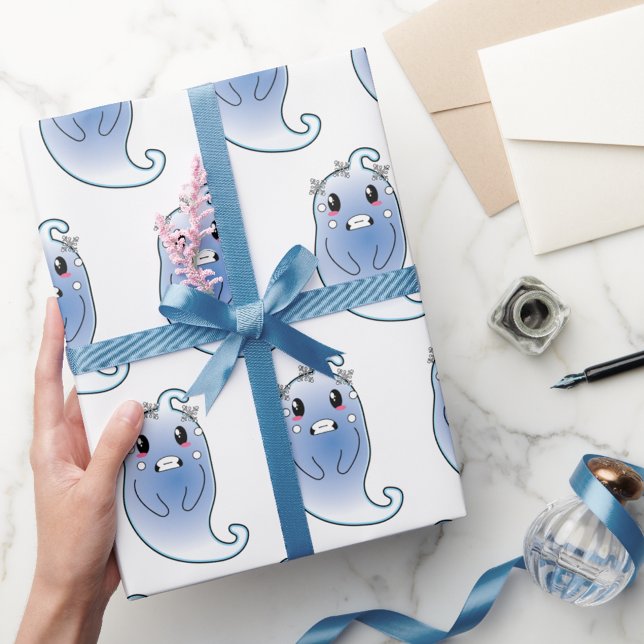 Niedliche Gänsehaut-Comic-Gaben Geschenkpapier (Von Creator hochgeladen)