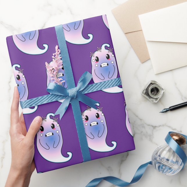 Niedliche Gänsehaut-Comic-Gaben Geschenkpapier (Von Creator hochgeladen)