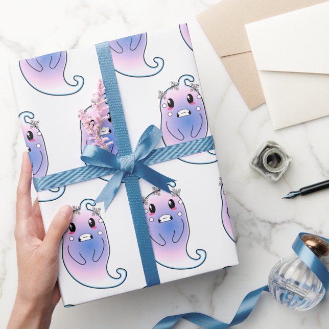 Niedliche Gänsehaut-Comic-Gaben Geschenkpapier (Von Creator hochgeladen)