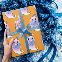 Niedliche Gänsehaut-Comic-Gaben Geschenkpapier