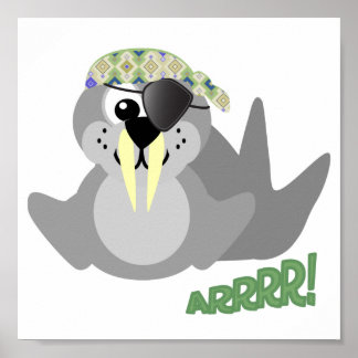 Niedliche Gänsepirate Poster