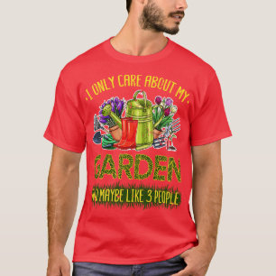Niedliche Gartenanlagen und Blume Gartenmöbel Gart T-Shirt
