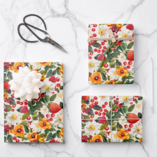 Niedliche Gartenliebhaber Geschenkpapier Set