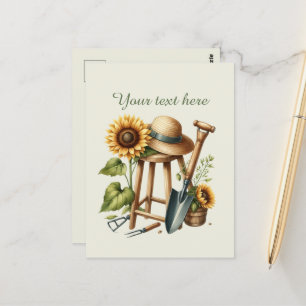 Niedliche Gartenliebhaber Postkarte