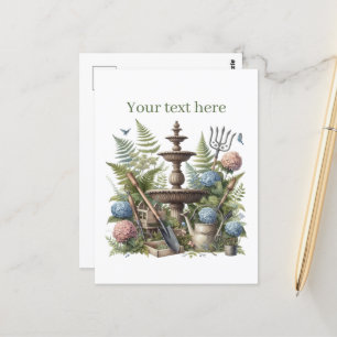 Niedliche Gartenliebhaber Postkarte