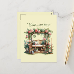 Niedliche Gartenliebhaber Postkarte