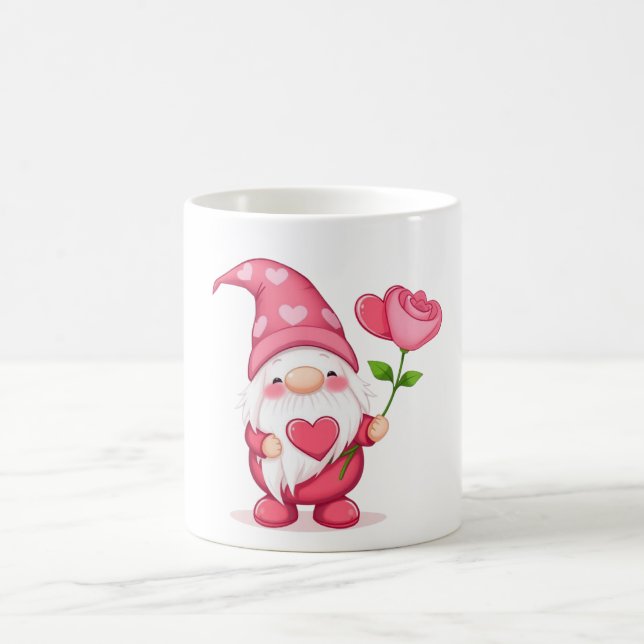 Niedliche Gartenzwerg-Kaffeetasse - Whimsical Flow Kaffeetasse (Mittel)