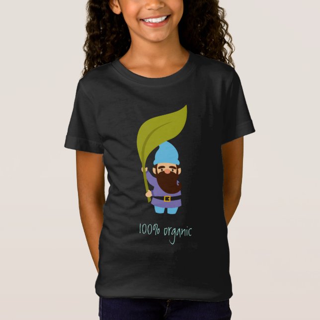 Niedliche Gärtnerome Bio T-Shirt (Vorderseite)