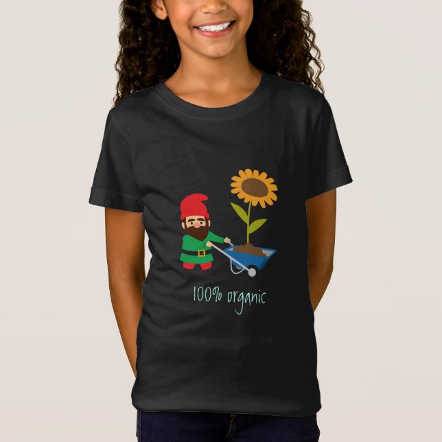 Niedliche Gärtnerome Bio T-Shirt (Vorderseite)