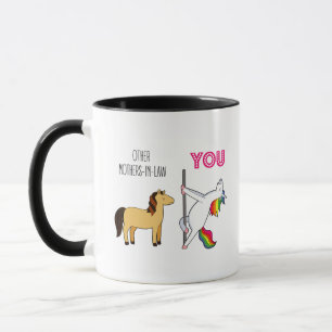 Niedliche Gastgeschenk Hochzeit für Schwiegermutte Tasse