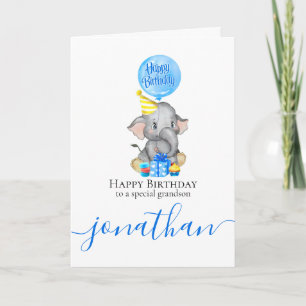 Niedliche Geburtstag Cards für deinen Enkel! Karte