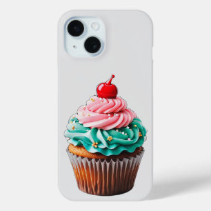 Niedliche Geburtstag Cupcake Dessert Illustration  Case-Mate iPhone Hülle