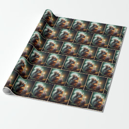 Niedliche Geburtstag-Eichhörnchen Geschenkpapier