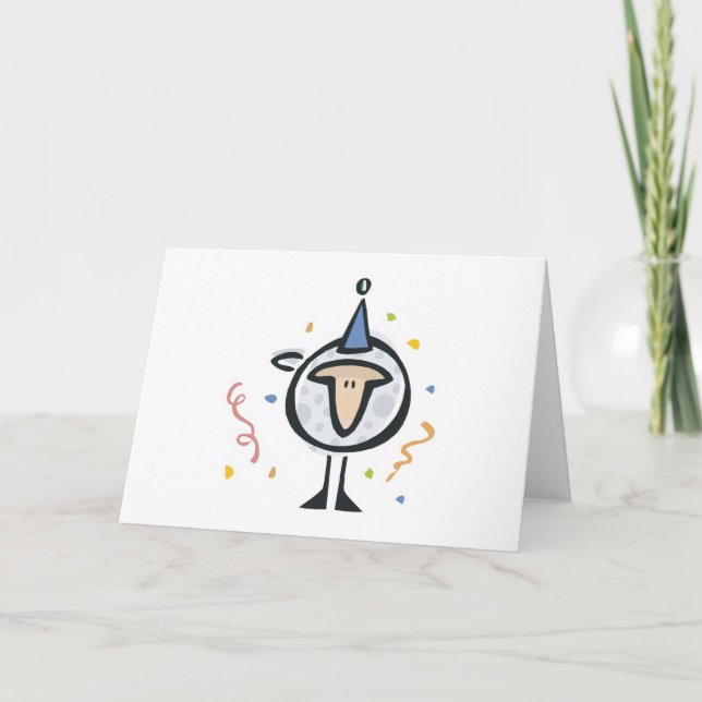 niedliche Geburtstag Karte (Vorderseite)