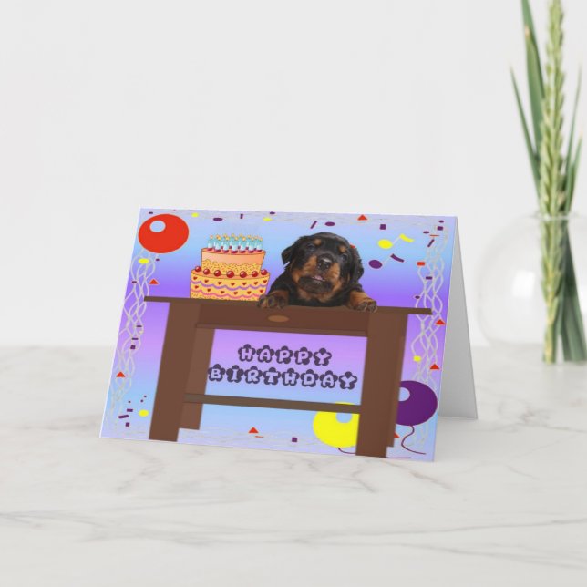 Niedliche Geburtstag Karte (Vorderseite)