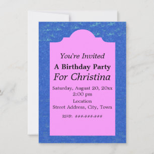 Niedliche Geburtstag Mermaid Seepferd Starfish Pin Einladung