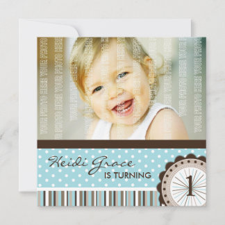 niedliche Geburtstag Party Einladung