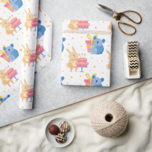 Niedliche Geburtstag Wrapping Paper Geschenkpapier