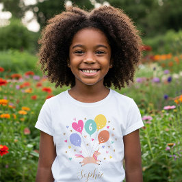 Niedliche Geburtstagsgeschenk Einhornname Girls T-Shirt