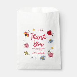 Niedliche Geburtstagspartei Ladybug Geschenktütchen